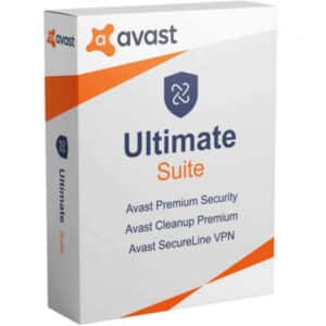 AVAST Ultimate for PC logo with gray box
