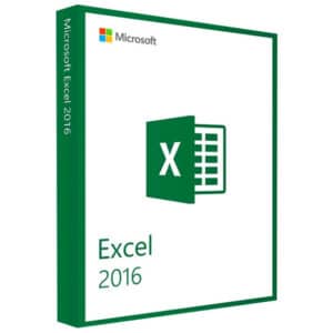 Excel 2016 image with green lines with white box and green border